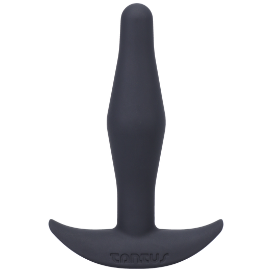 Tantus Silicone Little Flirt Butt Plug Black