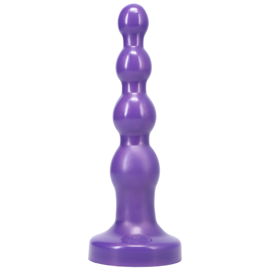 Tantus Silicone Large Ripple Butt Plug Midnight Purple