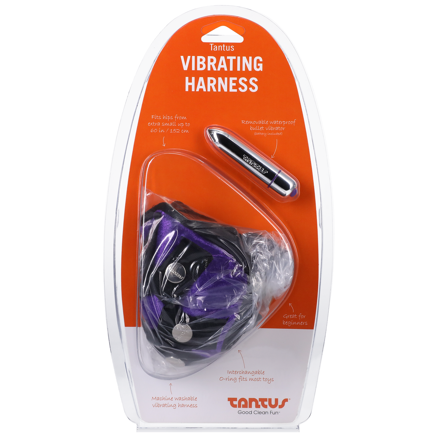 Velvet Vibrating Harness Lilac