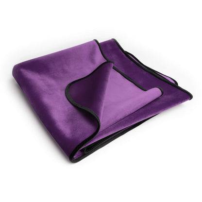 Fascinator Lush Throw  Purple Microvelvet - King Size