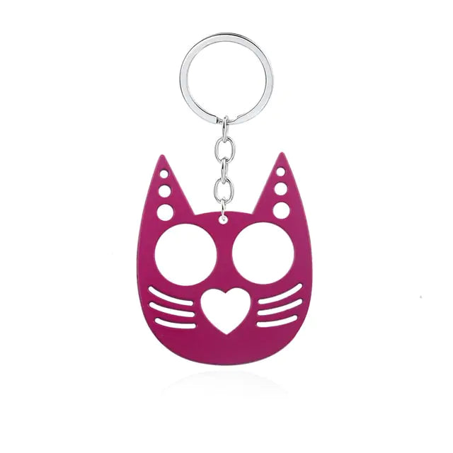 Cute Cat Self Defense Keychain