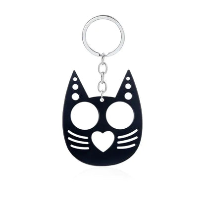 Cute Cat Self Defense Keychain