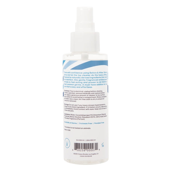 Spray Toy Cleaner Refresh 4oz | 120mL