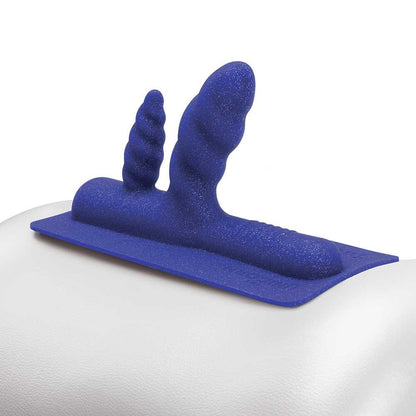 Two-Nicorn - Textured Double Penetration Attachment