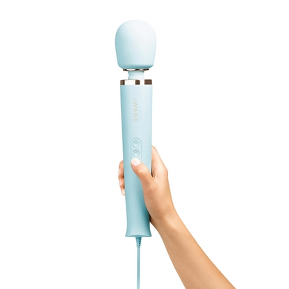 Plug-In Vibrating Massager - Sky Blue