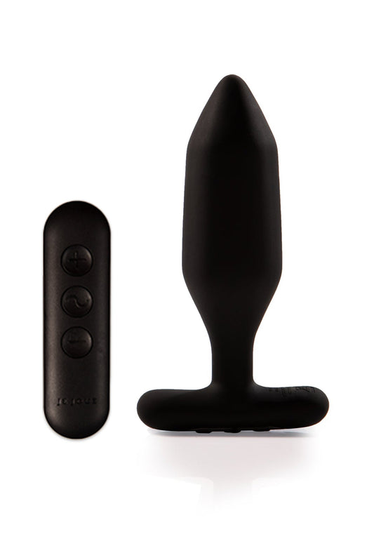 Onyx Vibrating Butt Plug Black