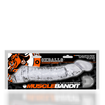 MUSCLE BANDIT, slimmest Muscle cocksheath, CLEAR