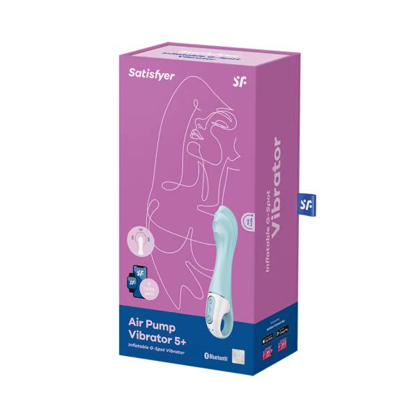 Air Pump Vibrator 5+ Blue