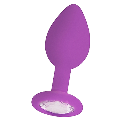 Diamond Butt Plug Regular Purple