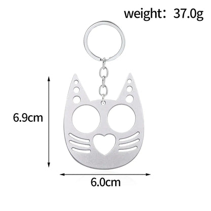 Cute Cat Self Defense Keychain