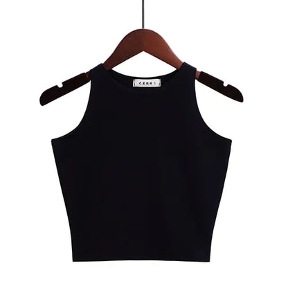 New Women Sexy Cotton Crop Top